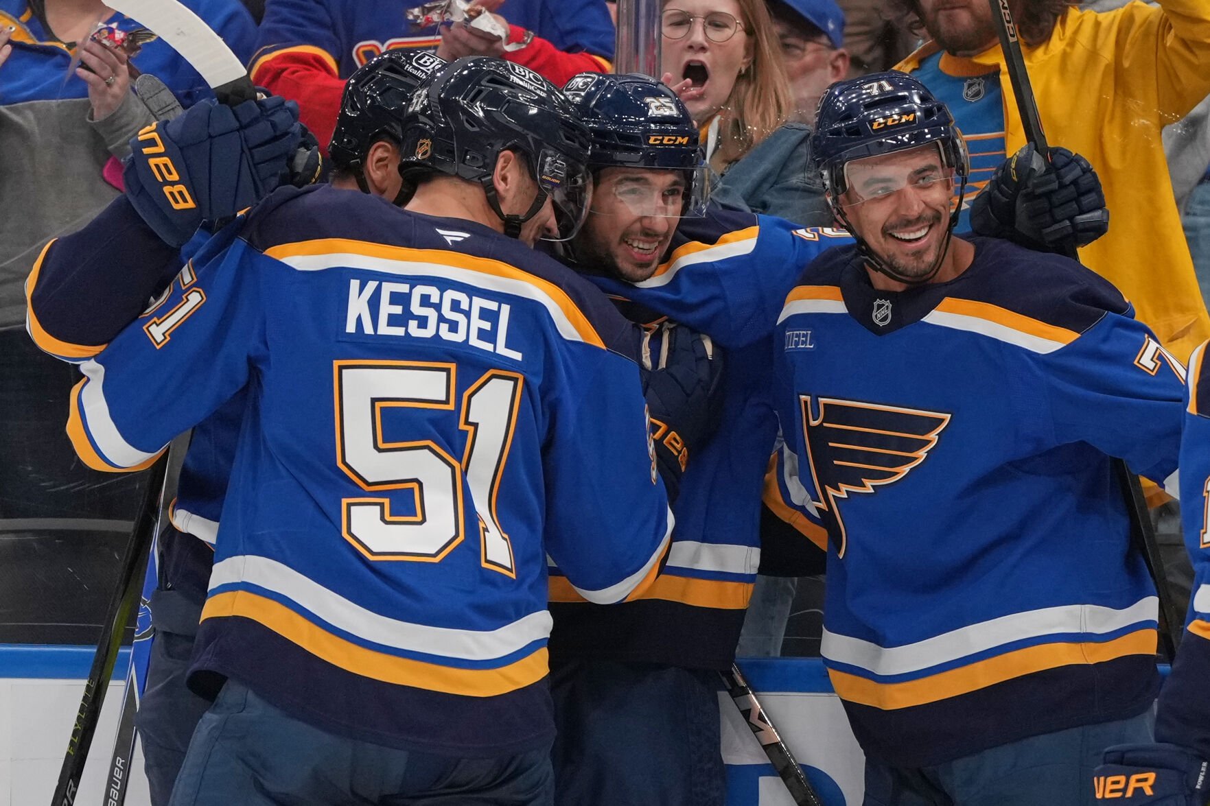 Stars Blues Hockey